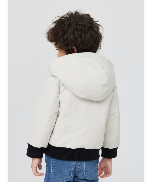 GAP（ギャップ）の「ショート ダウンパーカー (キッズ)（ダウンジャケット/コート・キッズ・グレー/ブルー/ブラック/ピンク・5/6/10/8/14/2/3/12/4）」の13枚目の写真