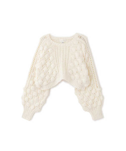 JILL STUART(ジルスチュアート)の「セレナニット(ニット/セーター・レディース・ホワイト/ベージュ・FREE)」の12枚目の写真