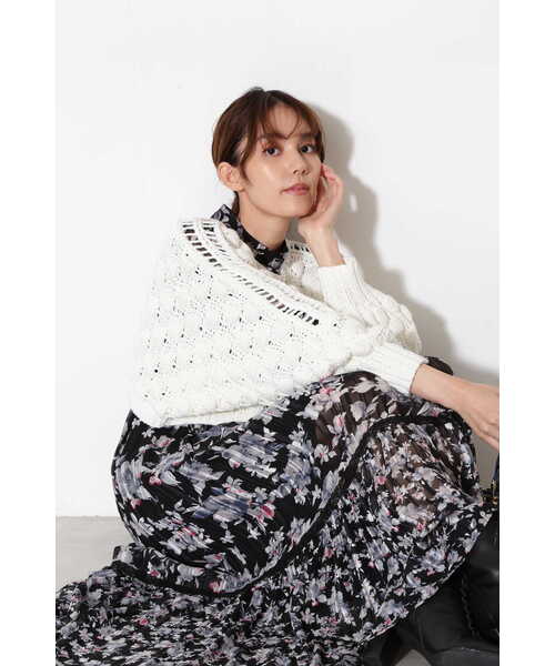 JILL STUART(ジルスチュアート)の「セレナニット(ニット/セーター・レディース・ホワイト/ベージュ・FREE)」の18枚目の写真