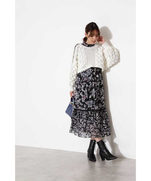 JILL STUART(ジルスチュアート)の「セレナニット(ニット/セーター・レディース・ホワイト/ベージュ・FREE)」の7枚目の写真