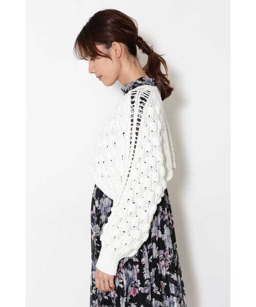 JILL STUART(ジルスチュアート)の「セレナニット(ニット/セーター・レディース・ホワイト/ベージュ・FREE)」の19枚目の写真