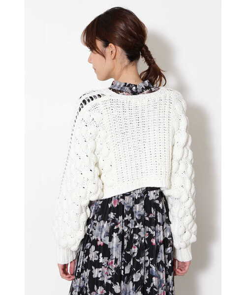 JILL STUART(ジルスチュアート)の「セレナニット(ニット/セーター・レディース・ホワイト/ベージュ・FREE)」の11枚目の写真