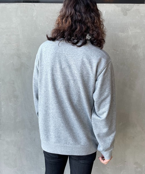 LACOSTE（ラコステ）の「[LACOSTE/ラコステ] リブライン ワンポイントロゴクルーネックスウェット（スウェット・レディース・ネイビー/グレー・4/3/5）」の19枚目の写真
