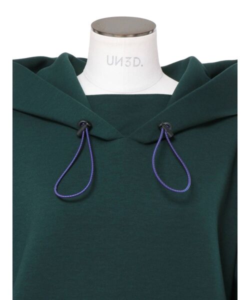 UN3D.（アンスリード）の「ヘムギャザーフーディ（パーカー）」 - WEAR