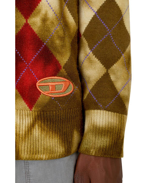 DIESEL（ディーゼル）の「メンズ カーディガン アーガイル