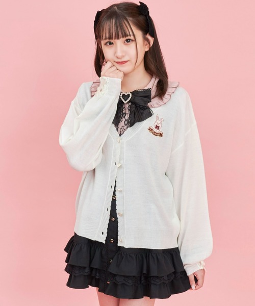 Secret Honey（シークレットハニー）の「うさぎ刺繍Vネック