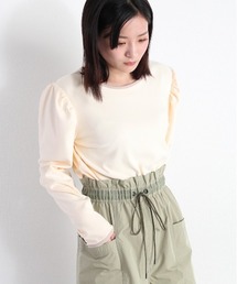 ボーダーパフスリーブロンＴｅｅ