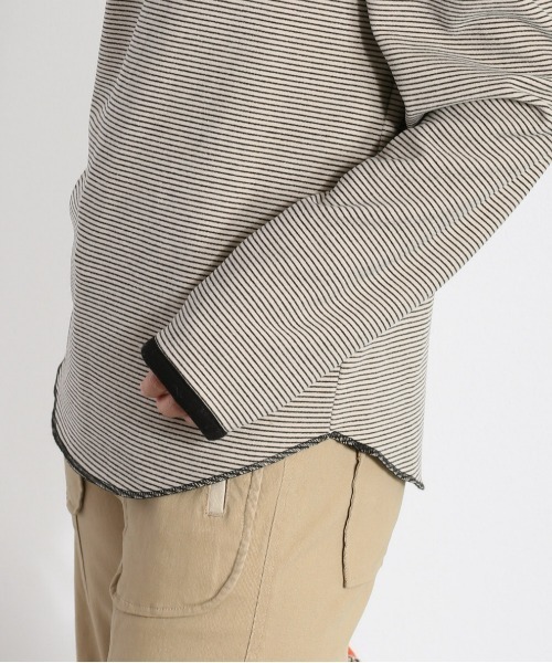 cepo（セポ）の「ボーダーパフスリーブロンＴｅｅ（Tシャツ/カットソー・レディース・ブラウン/ブラック/オフホワイト/アイボリー・M）」の16枚目の写真