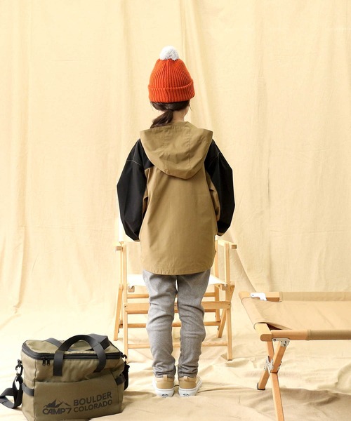 CAMP7（キャンプセブン）の「【CAMP7】マウンテンパーカー（マウンテンパーカー・キッズ・カーキブラウン/ベージュ・140/120/130/150/105）」の8枚目の写真