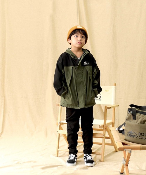 CAMP7（キャンプセブン）の「【CAMP7】マウンテンパーカー（マウンテンパーカー・キッズ・カーキブラウン/ベージュ・140/120/130/150/105）」の17枚目の写真