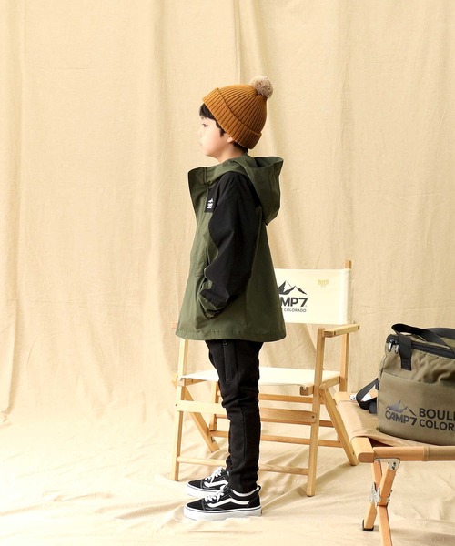 CAMP7（キャンプセブン）の「【CAMP7】マウンテンパーカー（マウンテンパーカー・キッズ・カーキブラウン/ベージュ・140/120/130/150/105）」の18枚目の写真