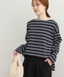 URBAN RESEARCH DOORS | ダブルフェイスボーダープルオーバー(Tシャツ/カットソー)