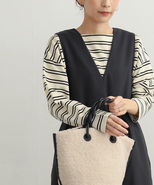 URBAN RESEARCH DOORS(アーバンリサーチドアーズ)の「ダブルフェイスボーダープルオーバー(Tシャツ/カットソー・レディース・パープル/ブルー系その他/ホワイト系その他・MEDIUM)」の19枚目の写真