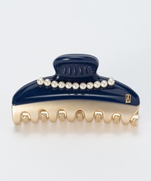 ALEXANDRE DE PARIS ネイビー 紺色 大きなヘアクリップ ALEXANDRE DE PARIS アレクサンドル ドゥ パリ ヘアクリップ