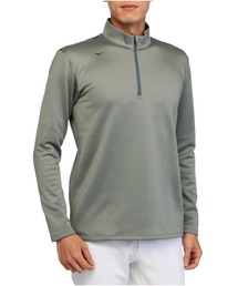 MIZUNO GOLF（ミズノゴルフ）の「ストレッチ裏フリースジップアップシャツ（Tシャツ/カットソー・メンズ）」