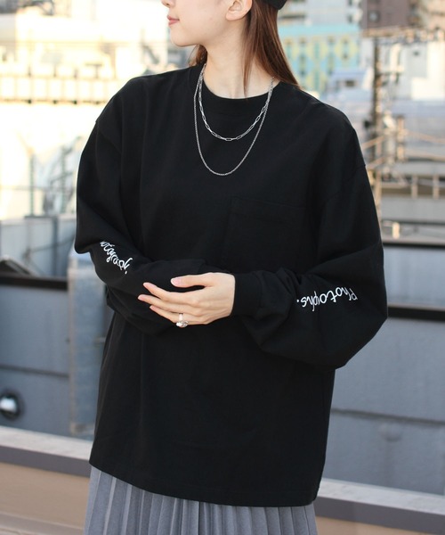 THE SHINZONE（ザ　シンゾーン）の「THE SHINZONE/シンゾーン　フォトグラフTEE　photographs T 23SMSCU06（Tシャツ/カットソー・レディース・ブラック/イエロー/ホワイト・FREE）」の3枚目の写真