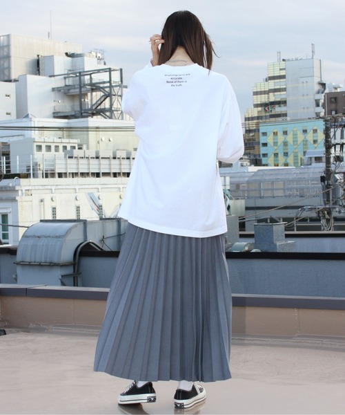 THE SHINZONE（ザ　シンゾーン）の「THE SHINZONE/シンゾーン　フォトグラフTEE　photographs T 23SMSCU06（Tシャツ/カットソー・レディース・ブラック/イエロー/ホワイト・FREE）」の9枚目の写真