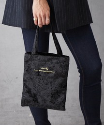 Actually | ベロアトート Sサイズ(ハンドバッグ)