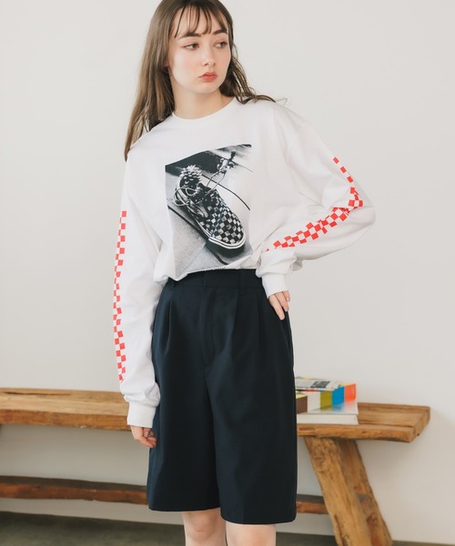 セール】別注：VANS/ヴァンズ M PHOTO PRINT L TEE ロンT ビッグ