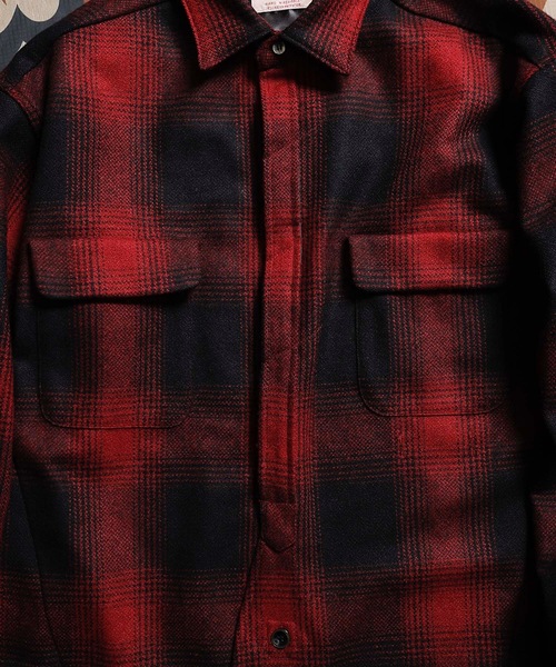 n(n) BY NUMBER (N)INE(エヌエヌバイナンバーナイン)の「WOOL OMBRE CHECK SHIRT(シャツ/ブラウス・メンズ・ブラック×レッド/ブラック×ブルー/ブラック×グリーン・M/S/L)」の7枚目の写真