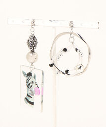 【KKSHOP】バブルガムしまうまピアス(MA)