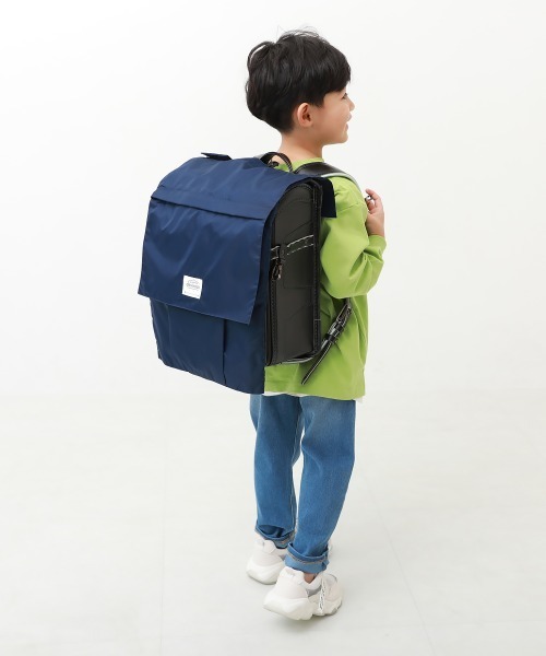 devirock（デビロック）の「撥水 収納たくさんランドセルカバー（ランドセル・キッズ・ネイビー/ブルー系その他/パープル系その他/バイオレット/ライトカーキ・ONE SIZE）」の6枚目の写真