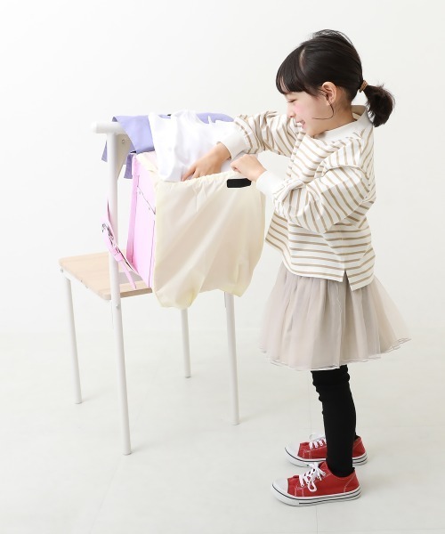 devirock（デビロック）の「撥水 収納たくさんランドセルカバー（ランドセル・キッズ・ネイビー/ブルー系その他/パープル系その他/バイオレット/ライトカーキ・ONE SIZE）」の8枚目の写真