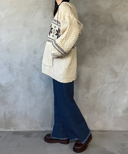 kutir（クティール）の「フリンジフレアデニムパンツ（デニムパンツ・レディース・ブラック/インディゴブルー・SMALL/MEDIUM）」の15枚目の写真