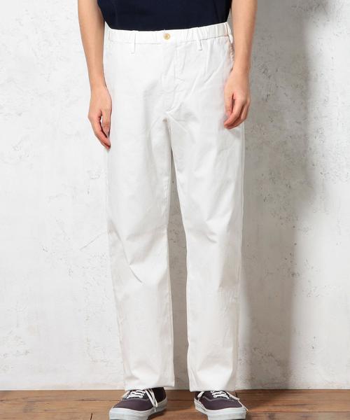 green label relaxing(グリーンレーベルリラクシング)の「C/N OX WIDE イージーパンツ◆(その他パンツ・メンズ・ホワイト/ベージュ/ネイビー・MEDIUM/LARGE/SMALL)」の5枚目の写真