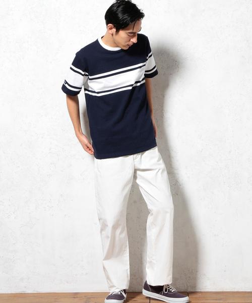 green label relaxing(グリーンレーベルリラクシング)の「C/N OX WIDE イージーパンツ◆(その他パンツ・メンズ・ホワイト/ベージュ/ネイビー・MEDIUM/LARGE/SMALL)」の7枚目の写真