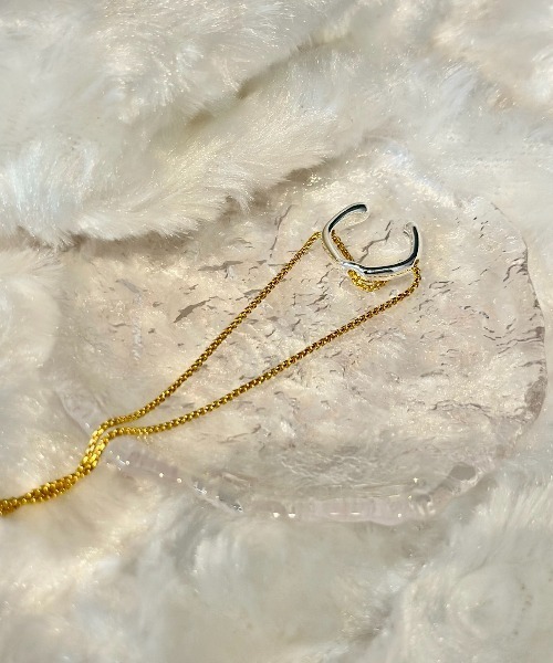 blatto(ブラット)の「【blatto 925silver】925シルバー デザイン イヤーカフ blat-earcuff-DZ154-DZ155-6g I1(イヤーカフ・レディース・シルバー/ゴールド・FREE)」の2枚目の写真
