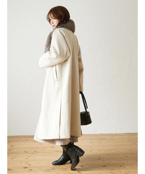 パラスパレス 切替 ロングコート グリーン サイズ2 パラスパレス 紺