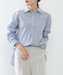 【ヒルナンデス！紹介商品】【イージーケア】ストライプ長袖シャツ