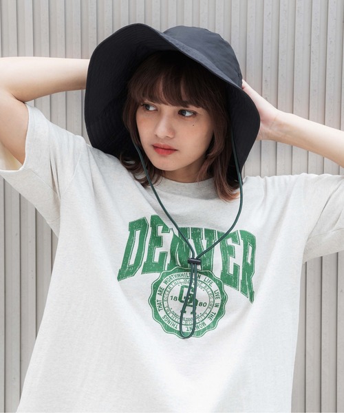 CONTROL FREAK(コントロールフリーク)の「CONTROL FREAK(コントロールフリーク)ツバ広サファリHAT(ハット・レディース・ブラック/ベージュ/カーキ・FREE)」の2枚目の写真