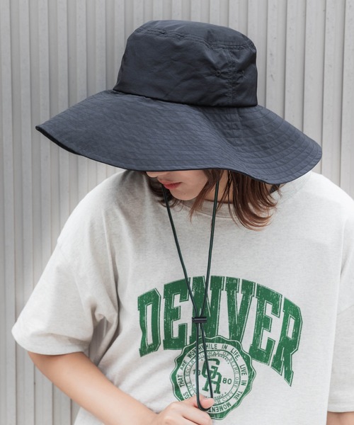 CONTROL FREAK(コントロールフリーク)の「CONTROL FREAK(コントロールフリーク)ツバ広サファリHAT(ハット・レディース・ブラック/ベージュ/カーキ・FREE)」の18枚目の写真