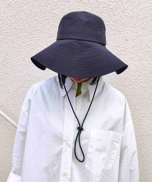 CONTROL FREAK(コントロールフリーク)の「CONTROL FREAK(コントロールフリーク)ツバ広サファリHAT(ハット・レディース・ブラック/ベージュ/カーキ・FREE)」の22枚目の写真