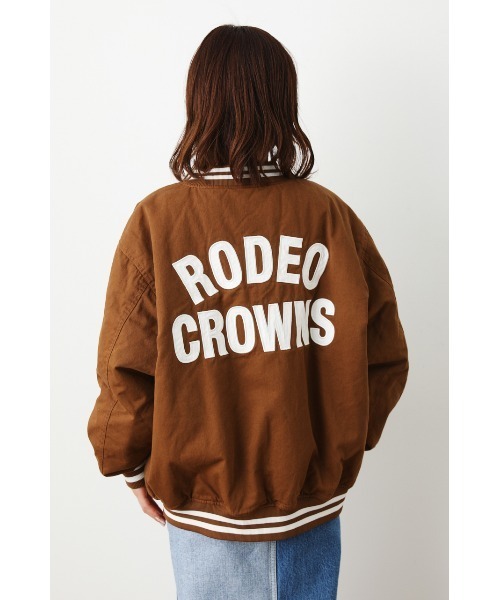 RODEO CROWNS ロデオクラウンズ ビックロゴ ヒョウ柄 ブルゾン F