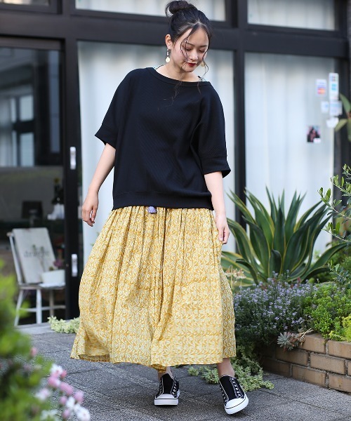 チチカカ（チチカカ）の「エスニックテープスリッポン（スニーカー・レディース・ブラック/オフホワイト/グリーン・MEDIUM/LARGE）」の13枚目の写真