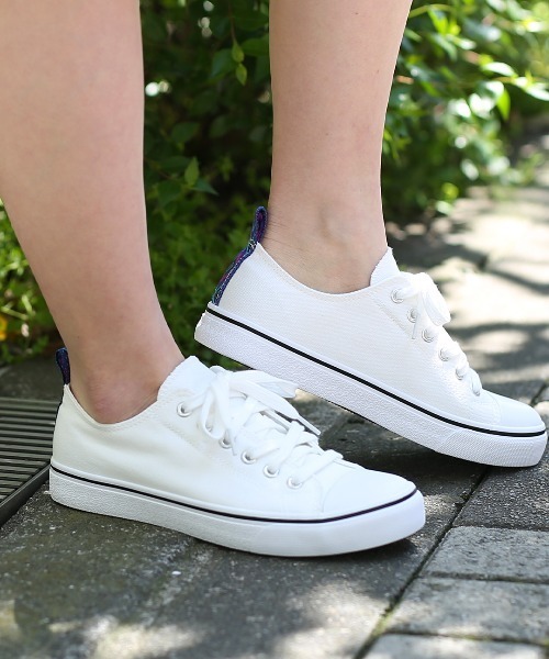 チチカカ（チチカカ）の「エスニックテープスリッポン（スニーカー・レディース・ブラック/オフホワイト/グリーン・MEDIUM/LARGE）」の5枚目の写真