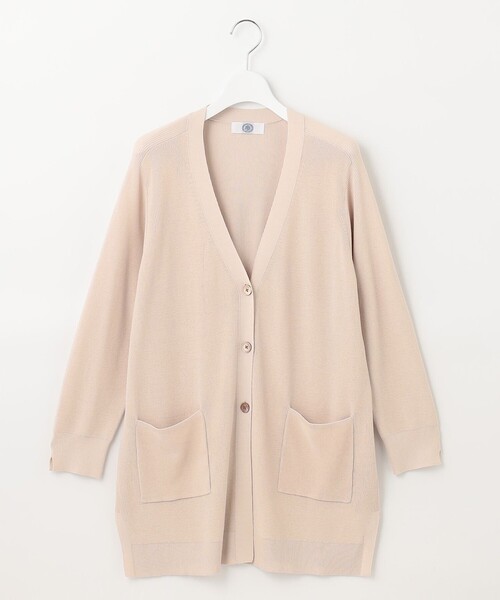 J.PRESS(ジェイプレス)の「【洗える】 コットンモダール カーディガン(カーディガン/ボレロ・レディース・ベージュ系/ネイビー系/ブラウン系・F)」の11枚目の写真