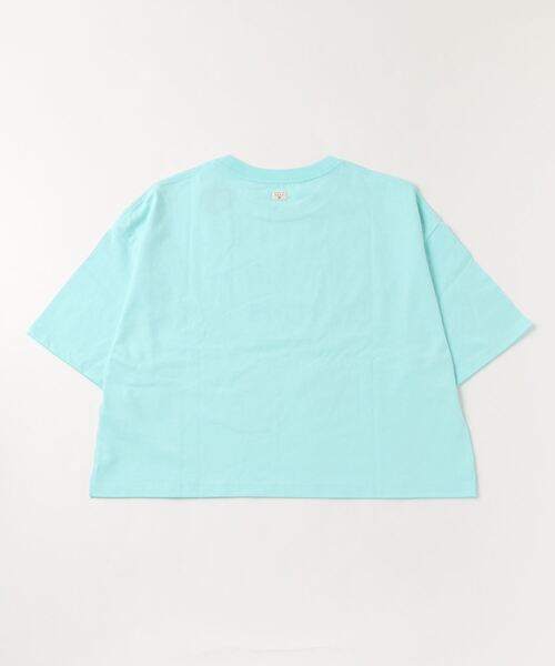 BILLABONG(ビラボン)の「BILLABONG/ビラボン ルーズシルエット/無地クロップド丈ロゴTシャツ BD013-205(Tシャツ/カットソー・レディース・イエロー/ブルー/ホワイト×ブラック/ブラック×ブラック・M/L)」の5枚目の写真
