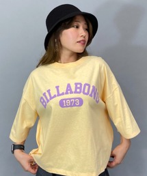 BILLABONG/ビラボン ルーズシルエット/無地クロップド丈ロゴTシャツ BD013-205
