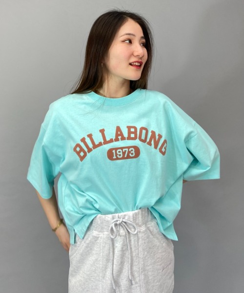 BILLABONG(ビラボン)の「BILLABONG/ビラボン ルーズシルエット/無地クロップド丈ロゴTシャツ BD013-205(Tシャツ/カットソー・レディース・イエロー/ブルー/ホワイト×ブラック/ブラック×ブラック・M/L)」の14枚目の写真