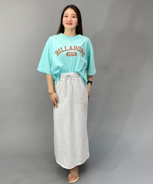 BILLABONG(ビラボン)の「BILLABONG/ビラボン ルーズシルエット/無地クロップド丈ロゴTシャツ BD013-205(Tシャツ/カットソー・レディース・イエロー/ブルー/ホワイト×ブラック/ブラック×ブラック・M/L)」の16枚目の写真