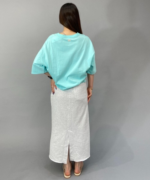 BILLABONG(ビラボン)の「BILLABONG/ビラボン ルーズシルエット/無地クロップド丈ロゴTシャツ BD013-205(Tシャツ/カットソー・レディース・イエロー/ブルー/ホワイト×ブラック/ブラック×ブラック・M/L)」の17枚目の写真