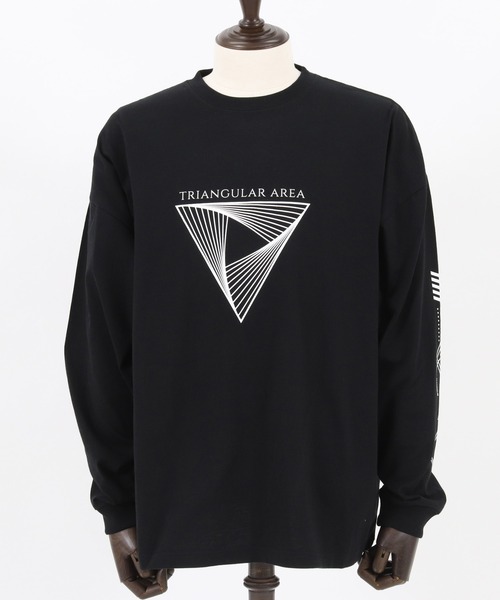 CAMBIO(カンビオ)の「mlt4212-Coat of Arms Print Long Sleeve Tee Tシャツ(Tシャツ/カットソー・メンズ・ブラック/パープル/ホワイト・L/S/M)」の21枚目の写真