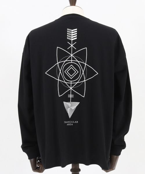 CAMBIO(カンビオ)の「mlt4212-Coat of Arms Print Long Sleeve Tee Tシャツ(Tシャツ/カットソー・メンズ・ブラック/パープル/ホワイト・L/S/M)」の22枚目の写真