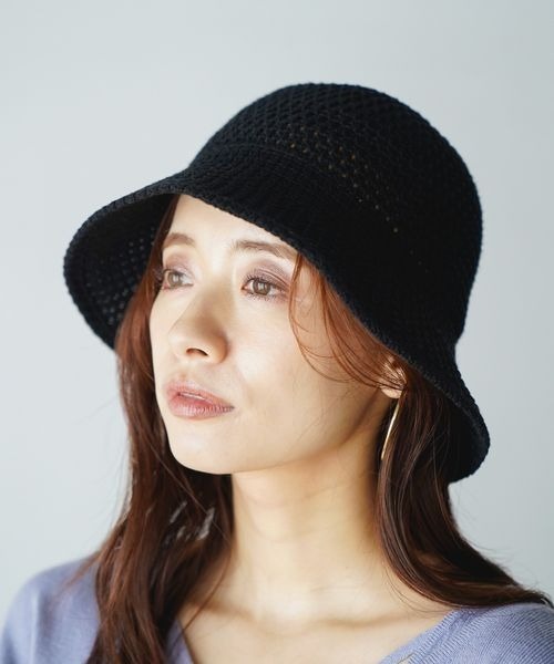 mysty woman（ミスティウーマン）の「コットンサーモHAT 186648（ハット・レディース・ブラック/ベージュ・FREE）」の21枚目の写真