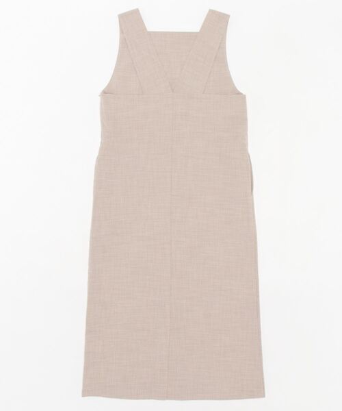 ottilie（オティーリエ）の「ottilie スクエアネックワンピ（ワンピース・レディース・ベージュ/ブラック・FREE）」の3枚目の写真