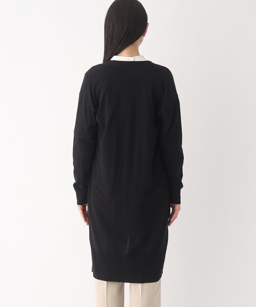 OPAQUE.CLIP(オペークドットクリップ)の「◆ベーシックロングカーディガン【UVケア/洗える】(カーディガン/ボレロ・レディース・オフホワイト/ブラック/ライトベージュ・38/40/42)」の17枚目の写真